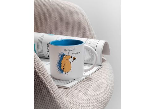 фото 11 - Чашка с Ежом Вигрібаєш Відгрібаю Gifty