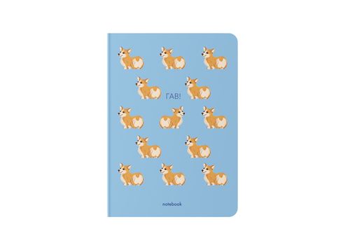 зображення 1 - Блокнот "Гав! Коргі" синій ORNER