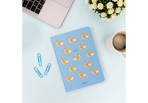 зображення 4 - Блокнот "Гав! Коргі" синій ORNER