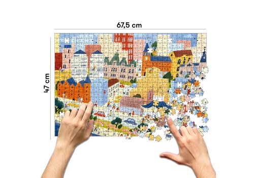 фото 5 - Пазл Родной Днепр 1000 элементов ORNER