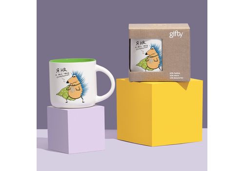 фото 4 - Чашка с Ежом HR-герой Gifty