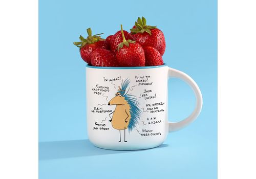 фото 2 - Чашка с Ежом Мамина правда Gifty