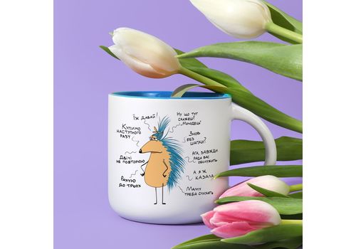 фото 4 - Чашка с Ежом Мамина правда Gifty