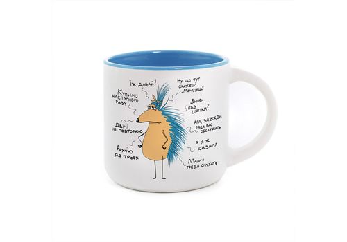 фото 1 - Чашка с Ежом Мамина правда Gifty