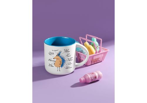 фото 9 - Чашка с Ежом Мамина правда Gifty