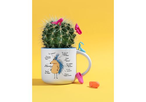 фото 12 - Чашка с Ежом Мамина правда Gifty
