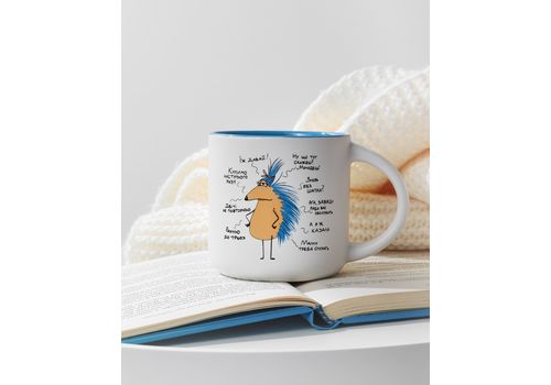 фото 14 - Чашка с Ежом Мамина правда Gifty