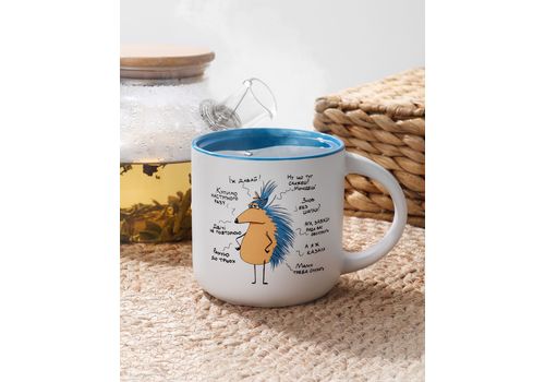 фото 17 - Чашка с Ежом Мамина правда Gifty