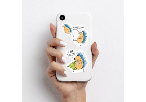 зображення 3 - Набір наклейок з Їжаком 100 відтінків HR Gifty