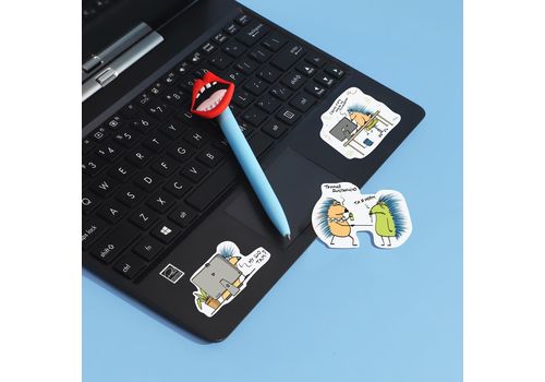 фото 3 - Набор наклеек Їжак на роботі Gifty