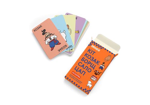 зображення 2 - Гра для компанії "Кіт, козак, борщ, сало, цап" ORNER