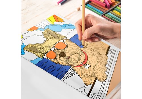 зображення 2 - Розмальовка "Веселі будні песиків" ORNER