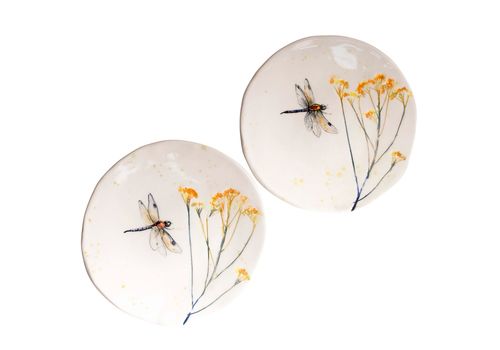 зображення 2 - Тарілка 20 см Бабка Акварель Покутська кераміка