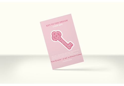 зображення 2 - Обємні cтікери з блискітками Key to the dream COBART