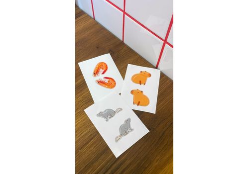 зображення 2 - Парні обємні cтікери Bestie COBART