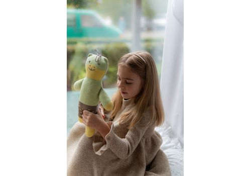 зображення 4 - М'яка еко- іграшка ручної роботи Діно Віллі, 32 см SVMR