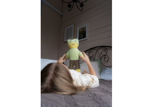 зображення 6 - М'яка еко- іграшка ручної роботи Діно Віллі, 32 см SVMR