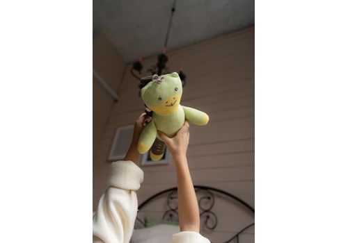 зображення 8 - М'яка еко- іграшка ручної роботи Діно Віллі, 32 см SVMR