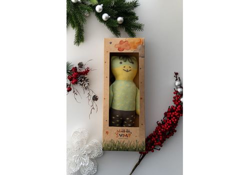 зображення 1 - М'яка еко- іграшка ручної роботи Діно Віллі, 32 см SVMR