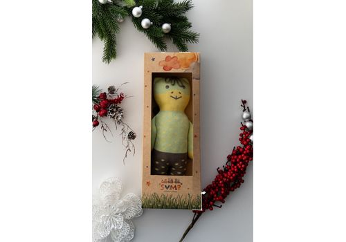 зображення 16 - М'яка еко- іграшка ручної роботи Діно Віллі, 32 см SVMR