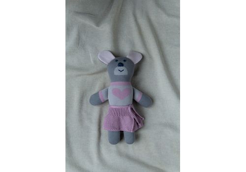 зображення 1 - М'яка еко- іграшка ручної роботи Мишка Франя 32 см SVMR