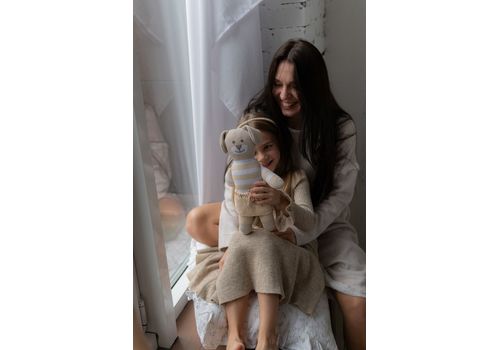 зображення 3 - М'яка еко- іграшка ручної роботи Песик Стефанійка 32 см SVMR