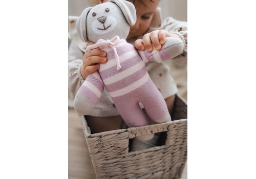 зображення 2 - М'яка еко- іграшка ручної роботи Песик Стефаник 32 см SVMR