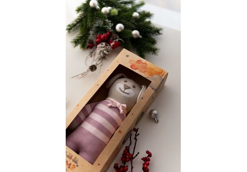 зображення 5 - М'яка еко- іграшка ручної роботи Песик Стефаник 32 см SVMR