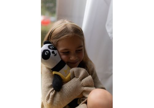 зображення 3 - М'яка еко- іграшка ручної роботи Панда Міранда 32 см SVMR