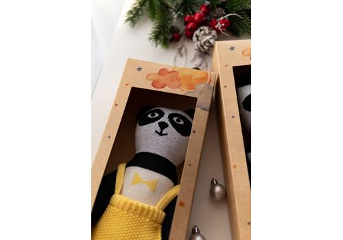 зображення 10 - М'яка еко- іграшка ручної роботи Панда Міранда 32 см SVMR