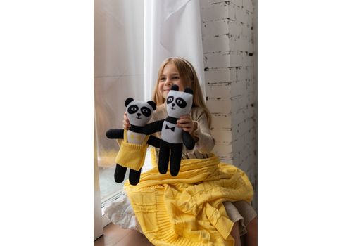 зображення 7 - М'яка еко- іграшка ручної роботи Панда Брюс 32 см SVMR