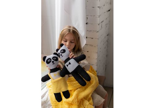 зображення 8 - М'яка еко- іграшка ручної роботи Панда Брюс 32 см SVMR