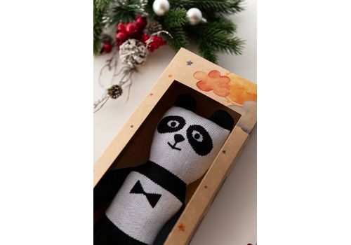 зображення 15 - М'яка еко- іграшка ручної роботи Панда Брюс 32 см SVMR