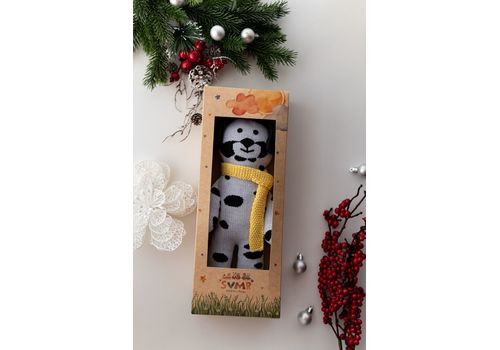 фото 1 - Мягкая эко- игрушка ручной работы Песик далматинец Амиго 32 см SVMR