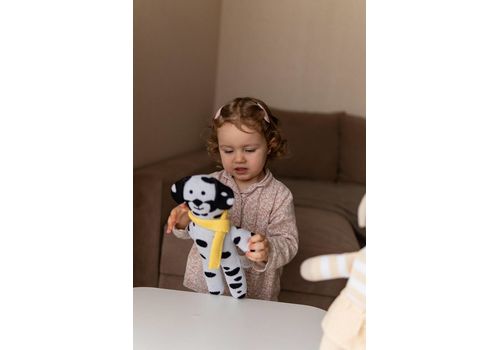 фото 6 - Мягкая эко- игрушка ручной работы Песик далматинец Амиго 32 см SVMR