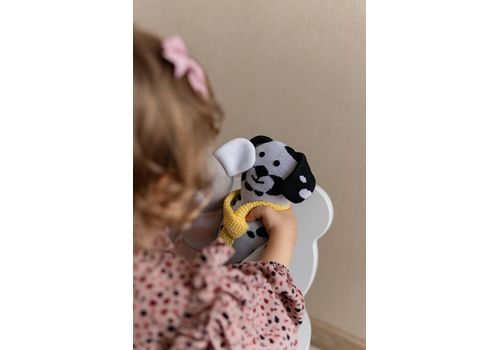 фото 7 - Мягкая эко- игрушка ручной работы Песик далматинец Амиго 32 см SVMR