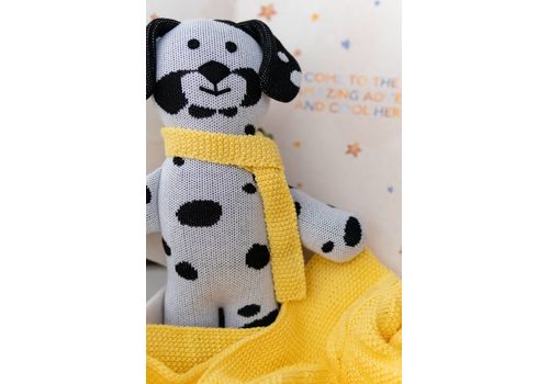 фото 15 - Мягкая эко- игрушка ручной работы Песик далматинец Амиго 32 см SVMR