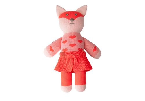 зображення 1 - М'яка еко- іграшка ручної роботи Лисичка Аврора 32 см SVMR
