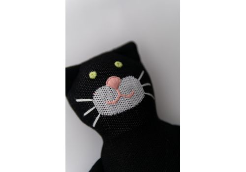 зображення 2 - М'яка еко- іграшка ручної роботи Киця Белла 32 см SVMR