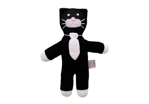 зображення 1 - М'яка еко- іграшка ручної роботи Котик Бонд 32 см SVMR