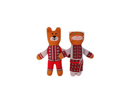 фото 3 - Мягкая эко- игрушка ручной работы Мишка Лемко 32 см SVMR