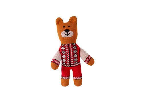 фото 4 - Мягкая эко- игрушка ручной работы Мишка Лемко 32 см SVMR
