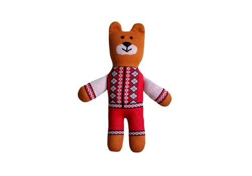 фото 6 - Мягкая эко- игрушка ручной работы Мишка Лемко 32 см SVMR