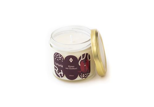 фото 2 - Свічка Кава на Подолі 130 мл Turbota Candles