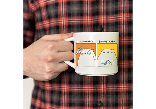 зображення 4 - Чашка Кіт-кавоман ORNER