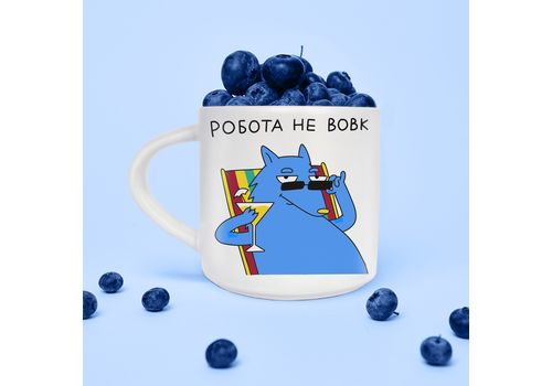 фото 5 - Чашка Работа не волк ORNER