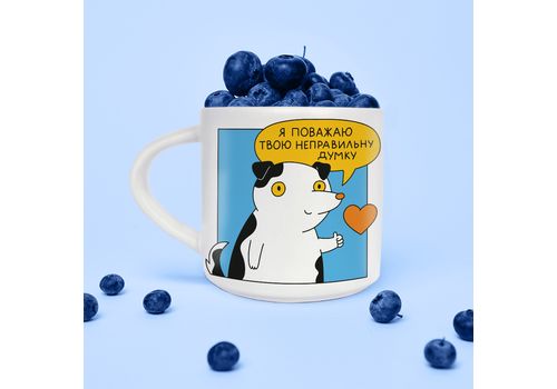 фото 5 - Чашка ORNER x Maliunok Уважаю твое мнение