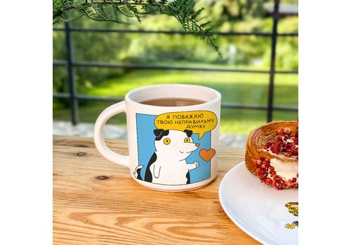 фото 6 - Чашка ORNER x Maliunok Уважаю твое мнение