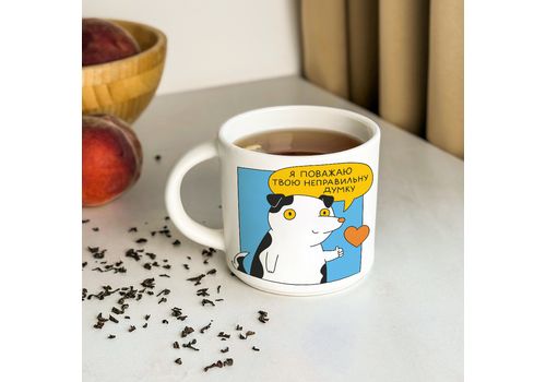 фото 7 - Чашка ORNER x Maliunok Уважаю твое мнение