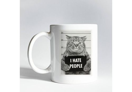 фото 1 - Чашка Censored "I hate people"